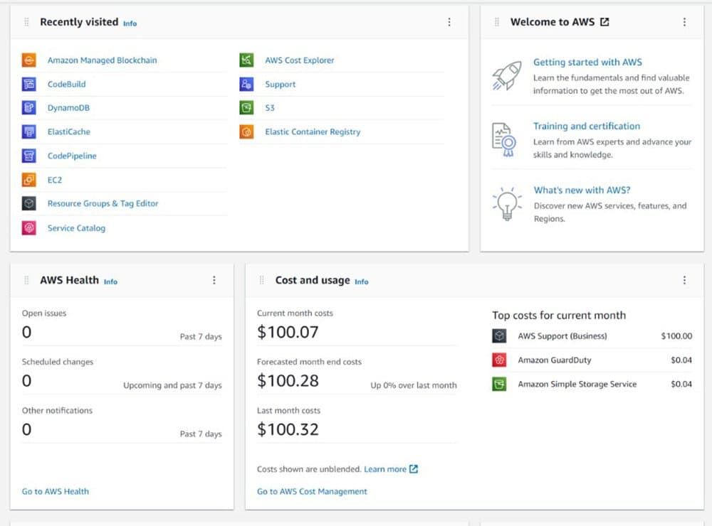 Getting started with AWS